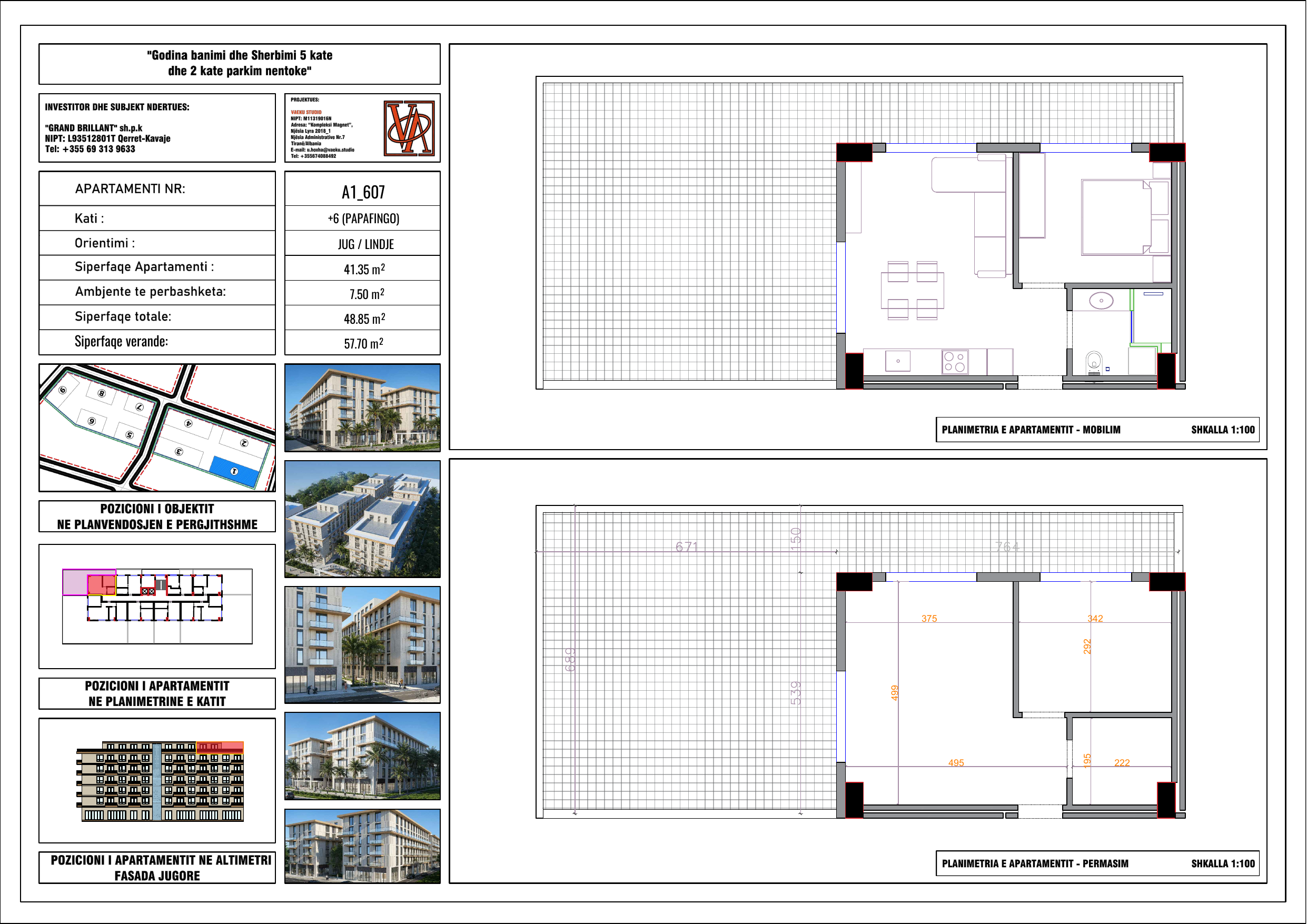 Floor plan for residence PPR-A1-607