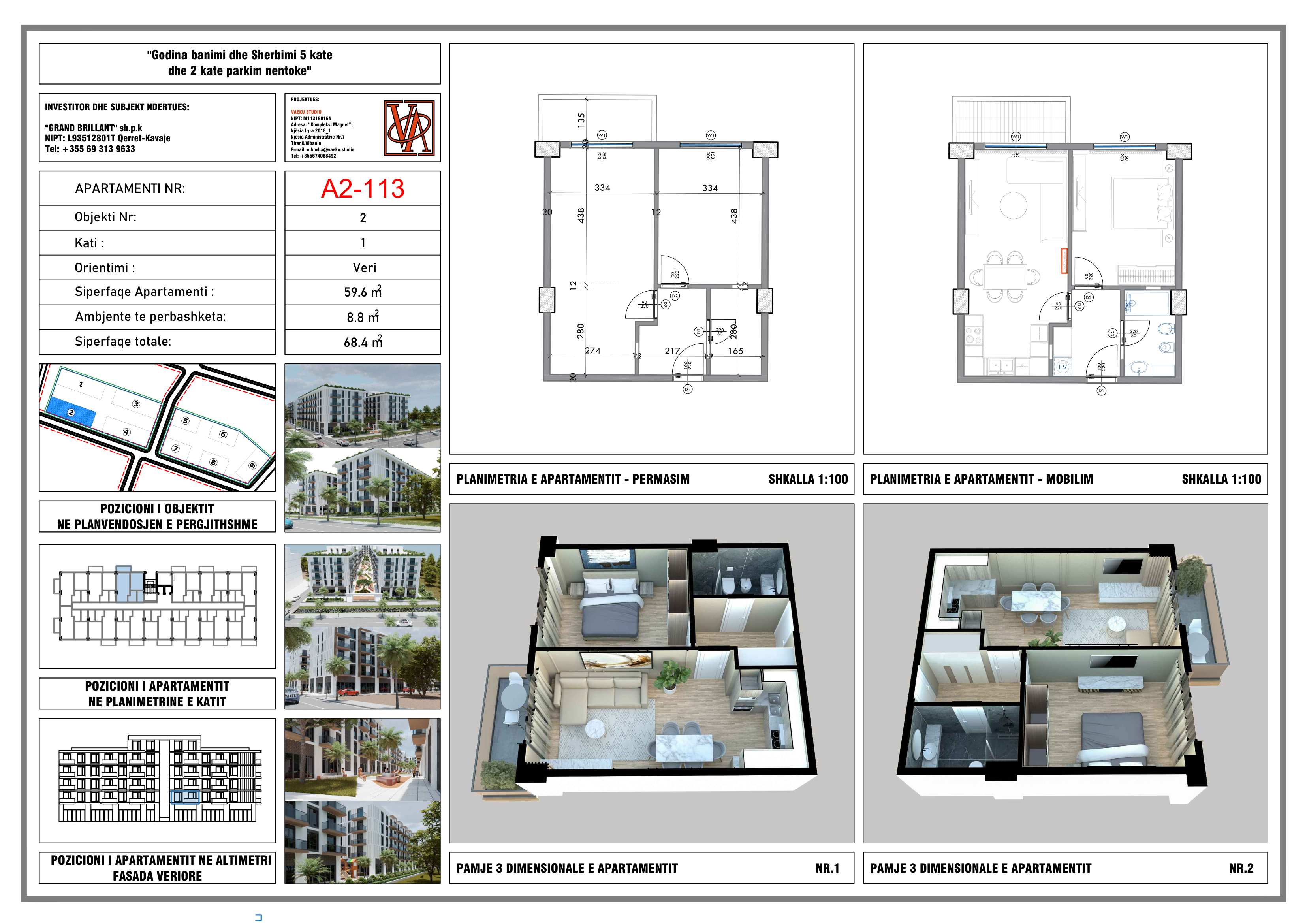 Rzut apartamentu PPR-A2-113