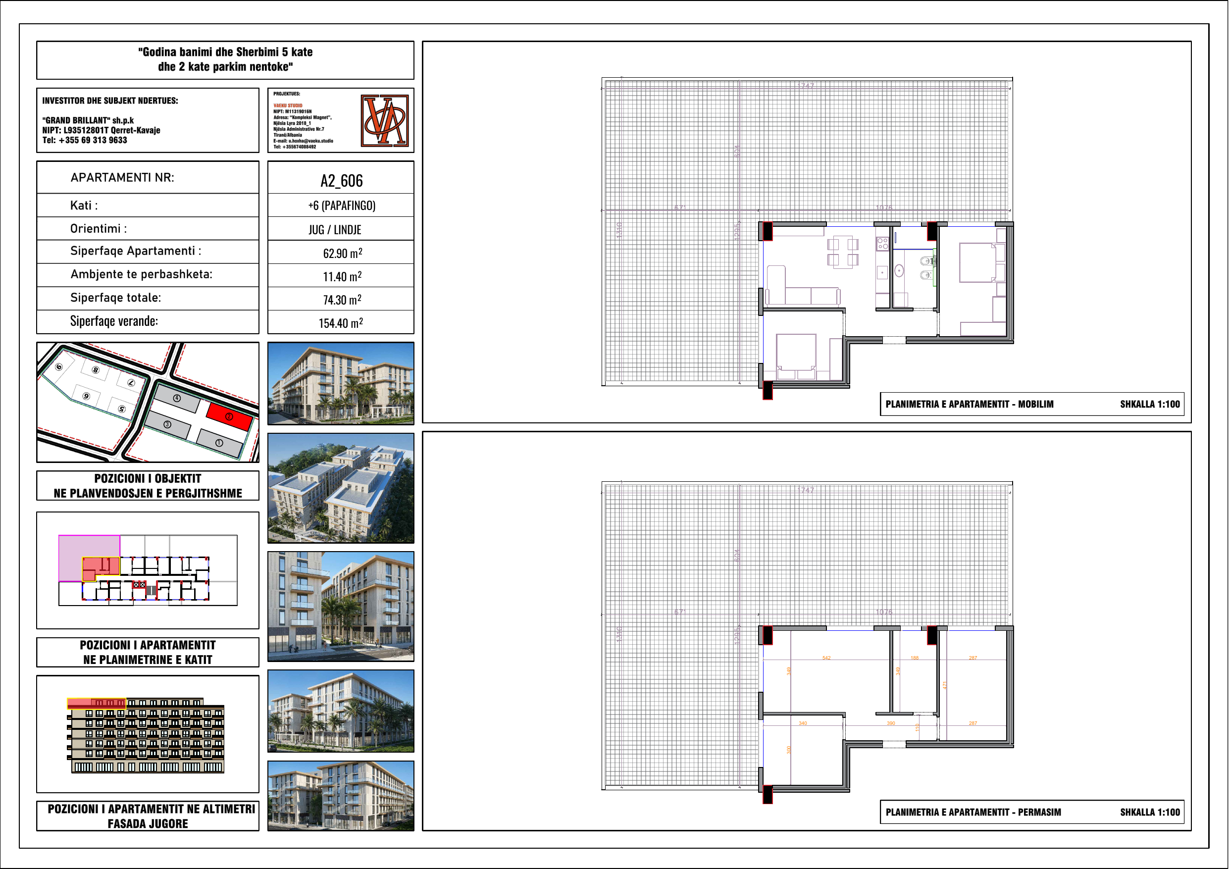 Floor plan of PPR-A2-606