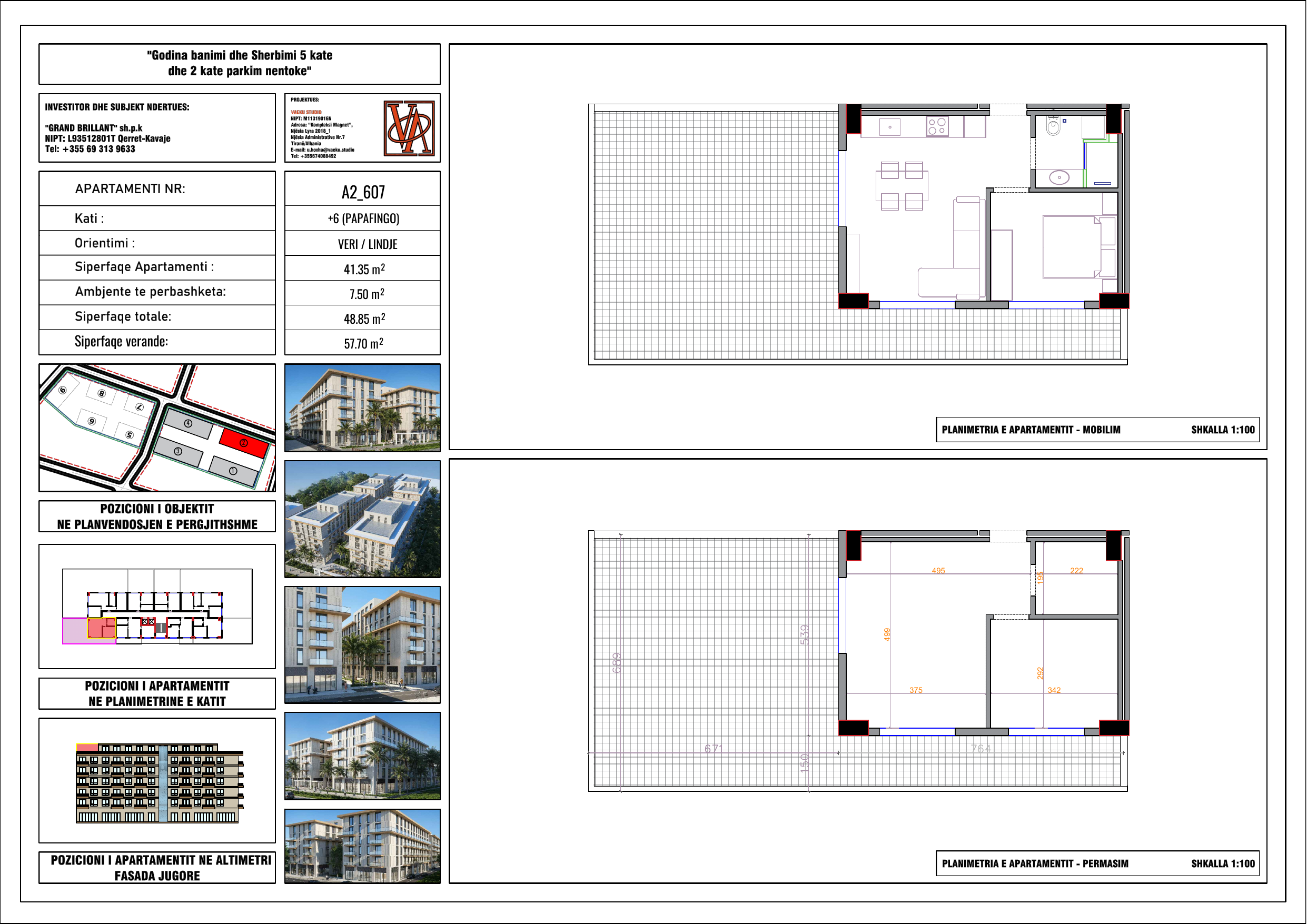 Rzut apartamentu PPR-A2-607