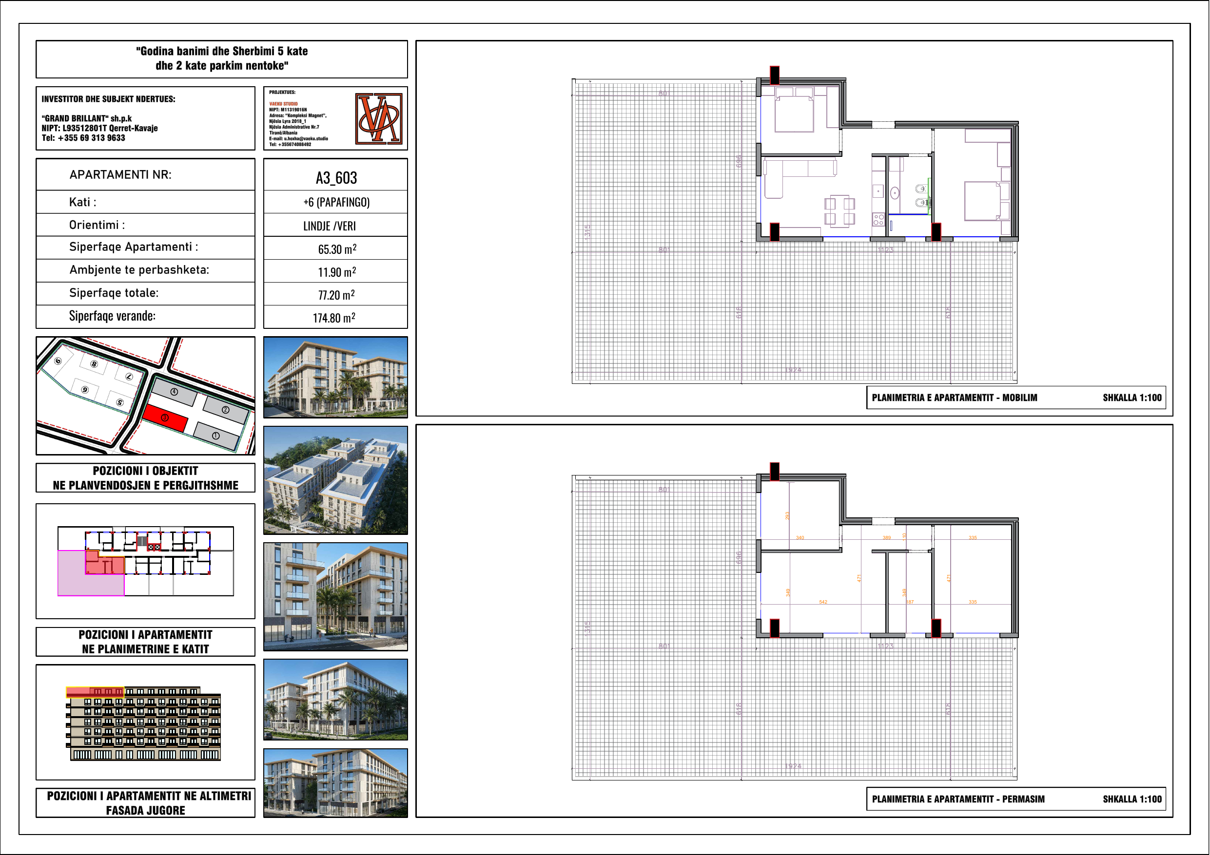 Floor plan of PPR-A3-603