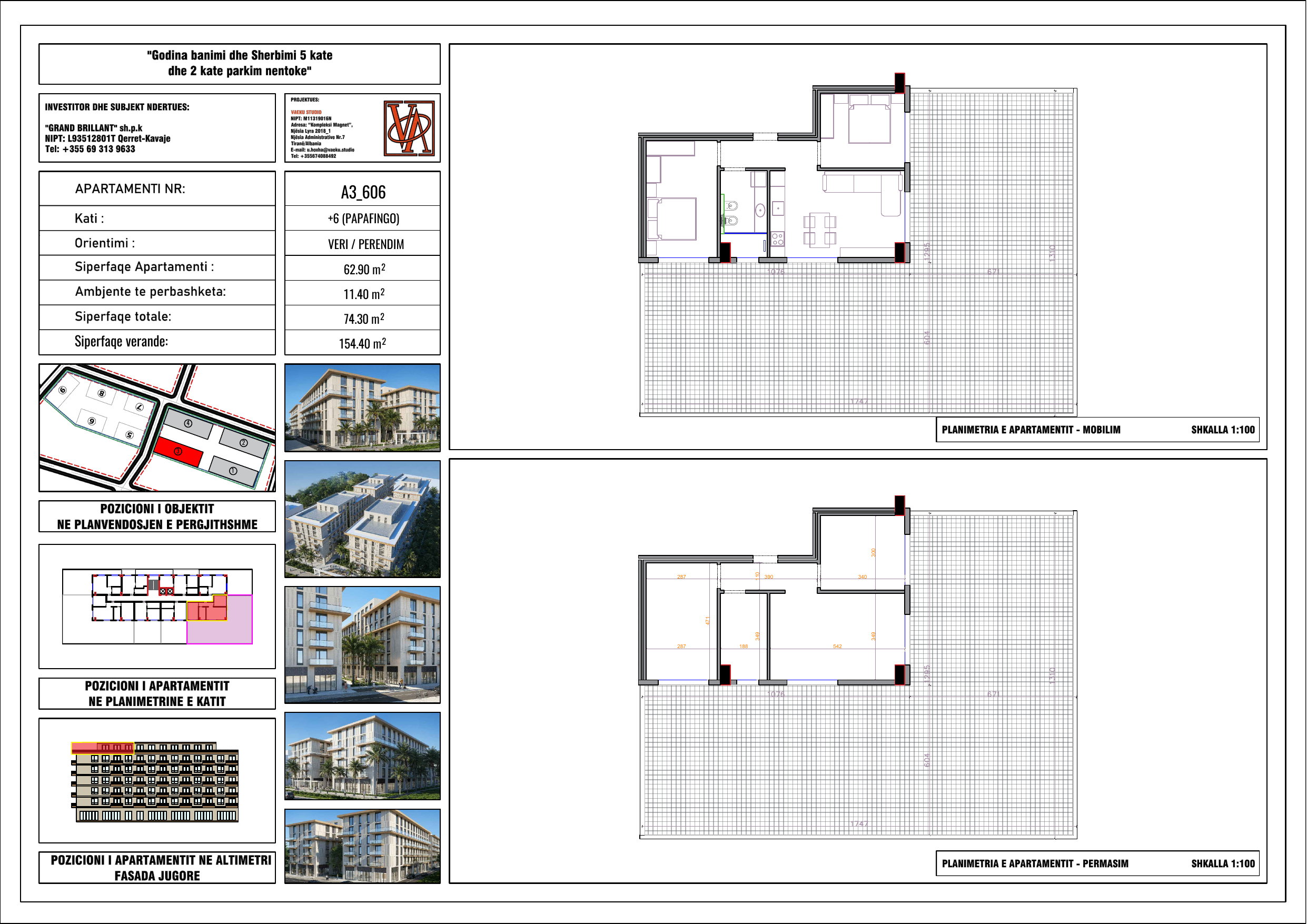 Floor plan of PPR-A3-606