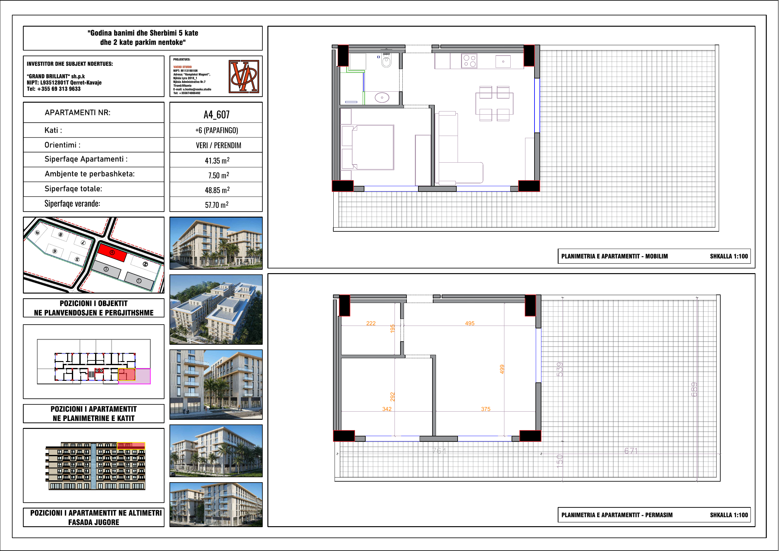 Floor plan of PPR-A4-607