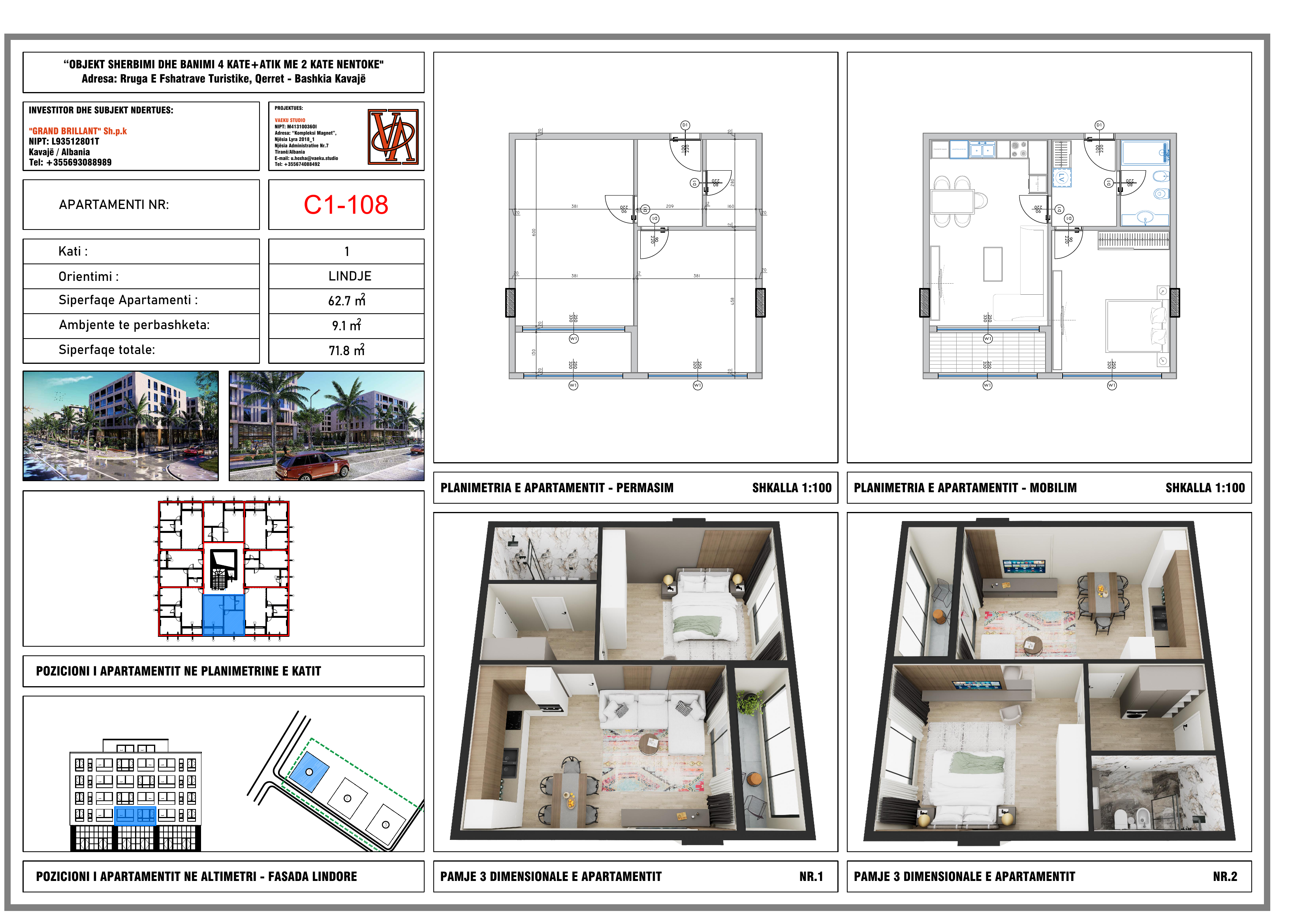 Floor plan of PPR-C1-108