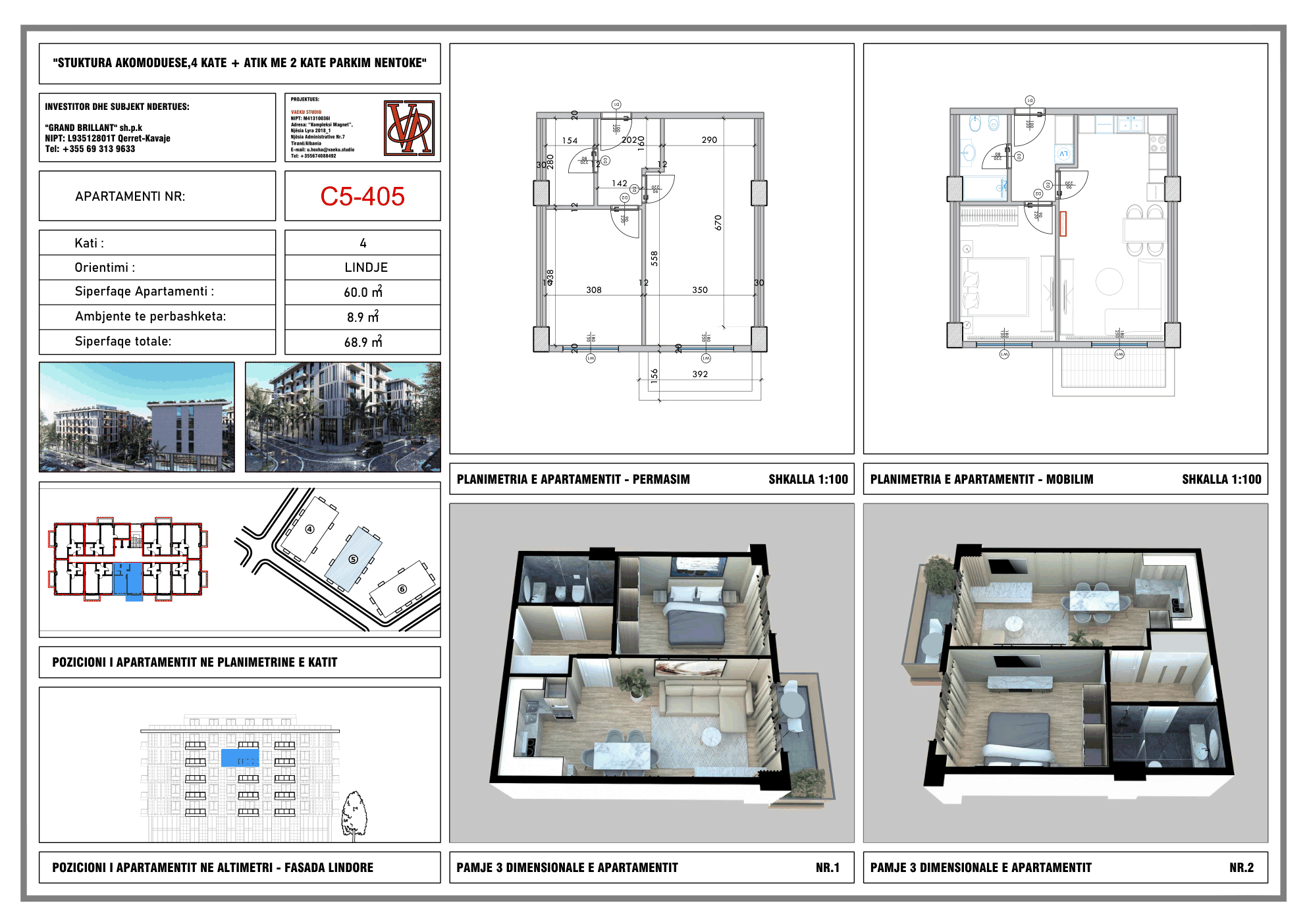 Floor plan for residence PPR-C5-405