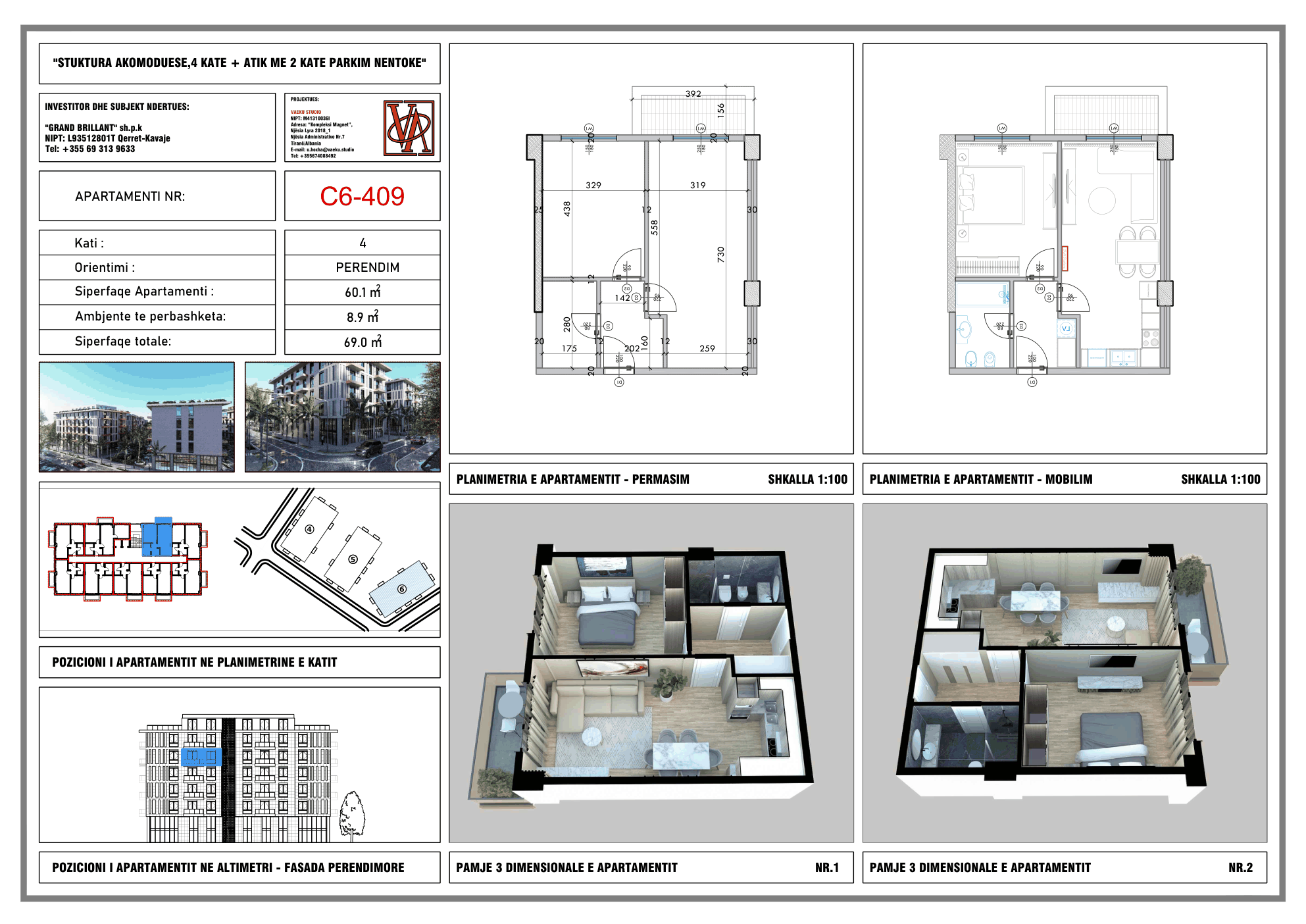 Floor plan for residence PPR-C6-409
