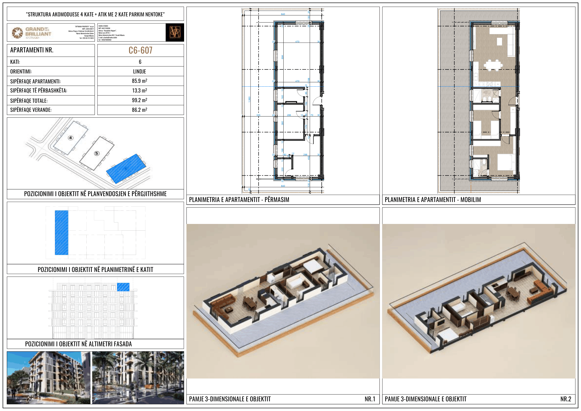 Floor plan for residence PPR-C6-607