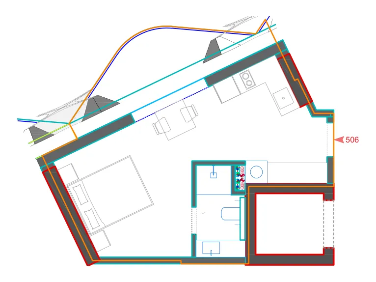 Furnished plan of A506
