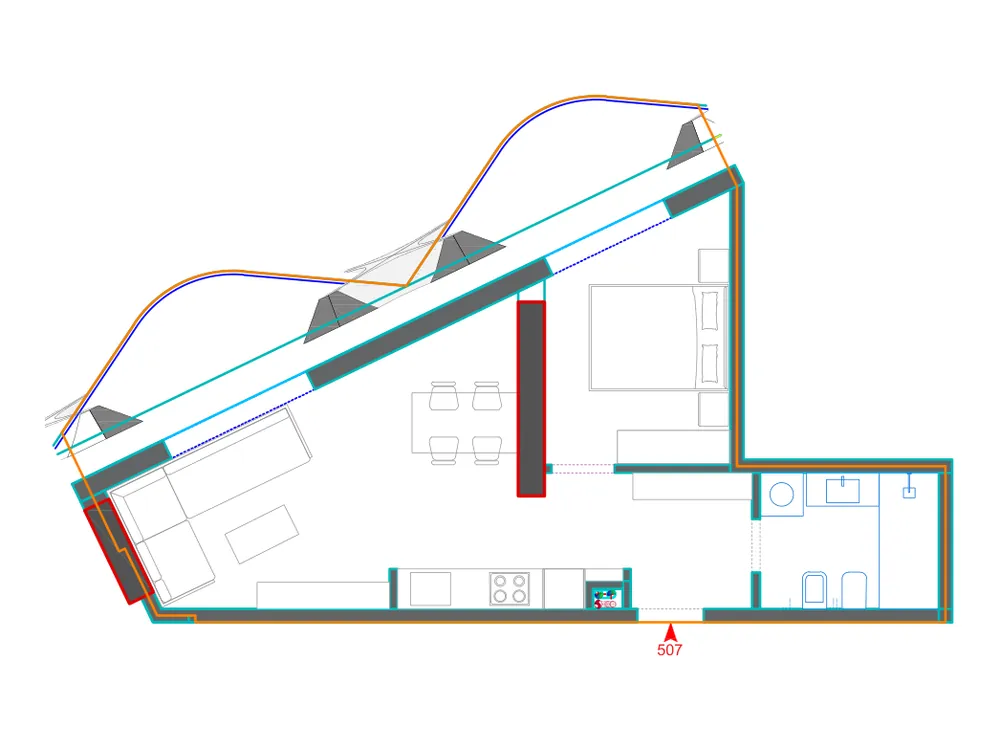 Furnished plan of A507