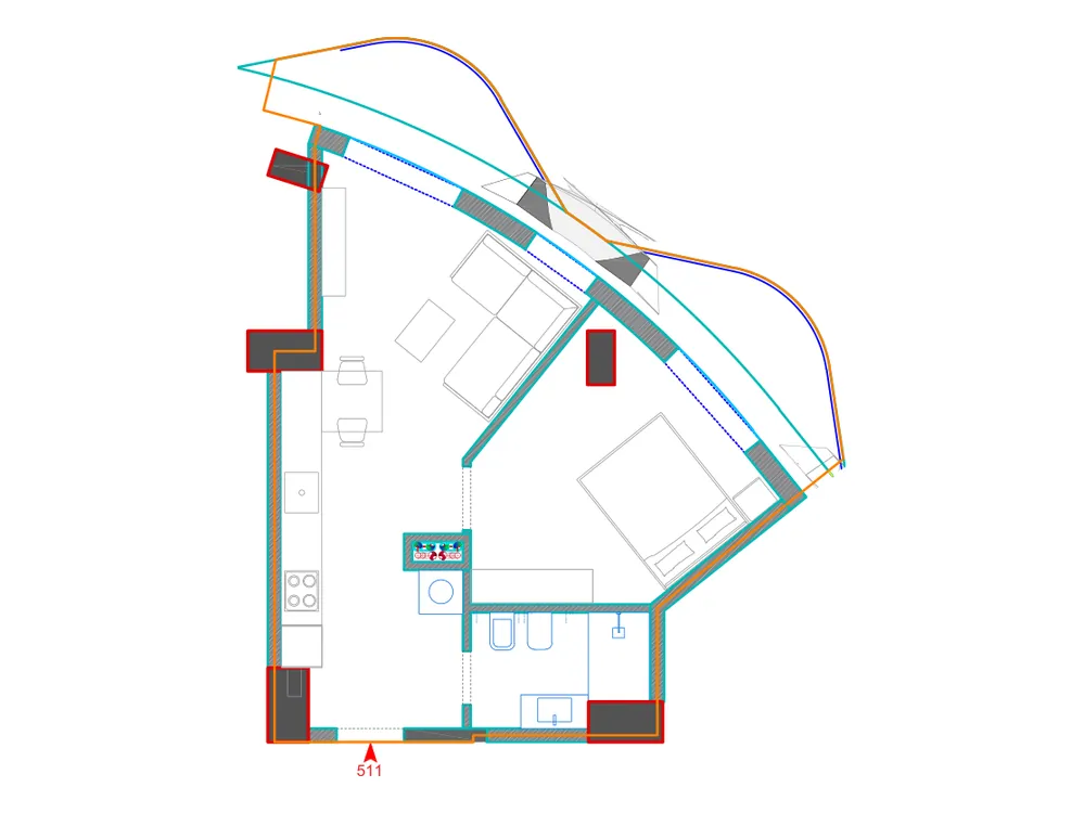 Furnished plan of A511