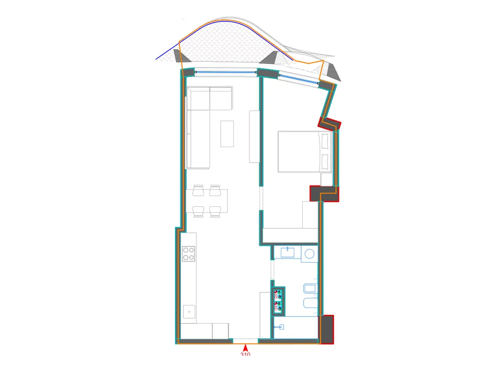 Furnished plan of B310