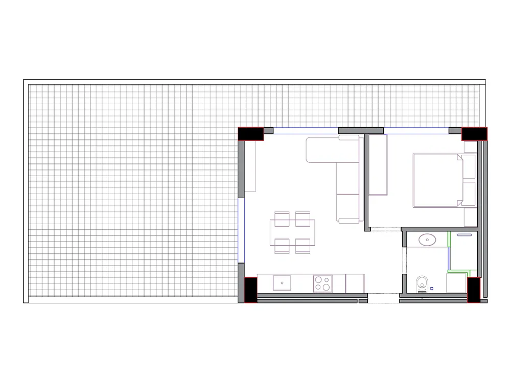 Furnished plan of PPR-A1-607