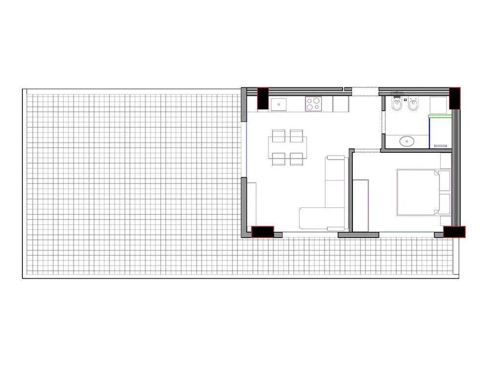 Furnished plan of PPR-A4-602