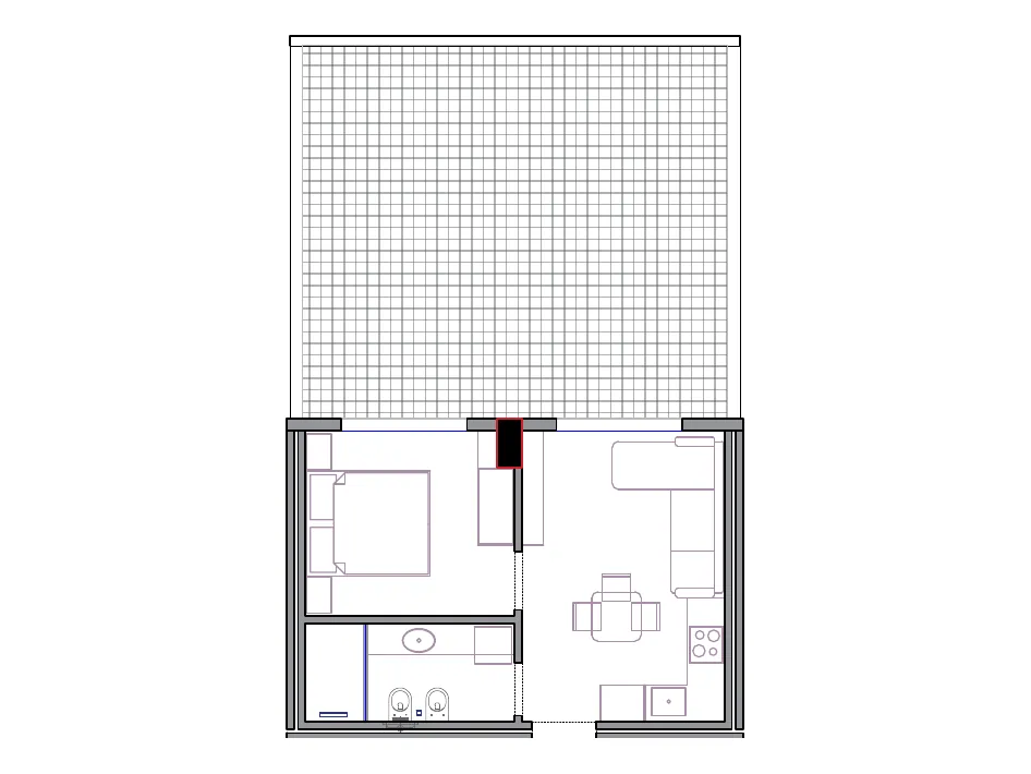 Furnished plan of PPR-A4-605