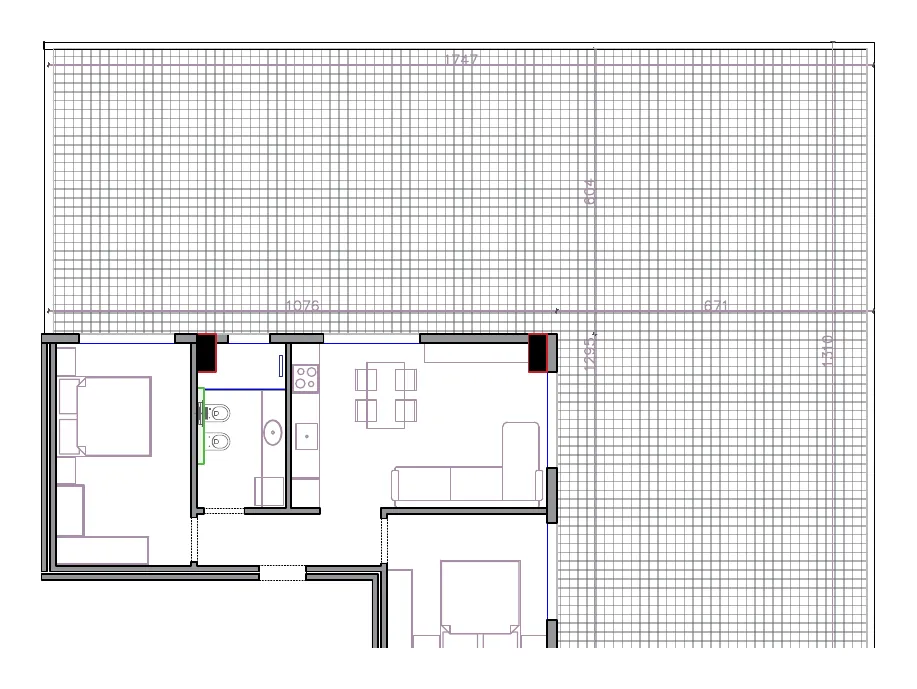 Furnished plan of PPR-A4-606