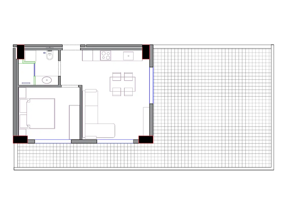 Furnished plan of PPR-A4-607