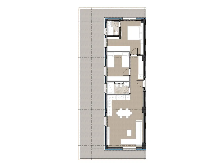 Furnished plan of PPR-C4-607