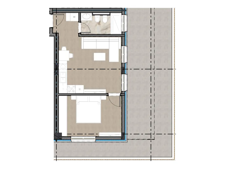 Furnished plan of PPR-C5-603