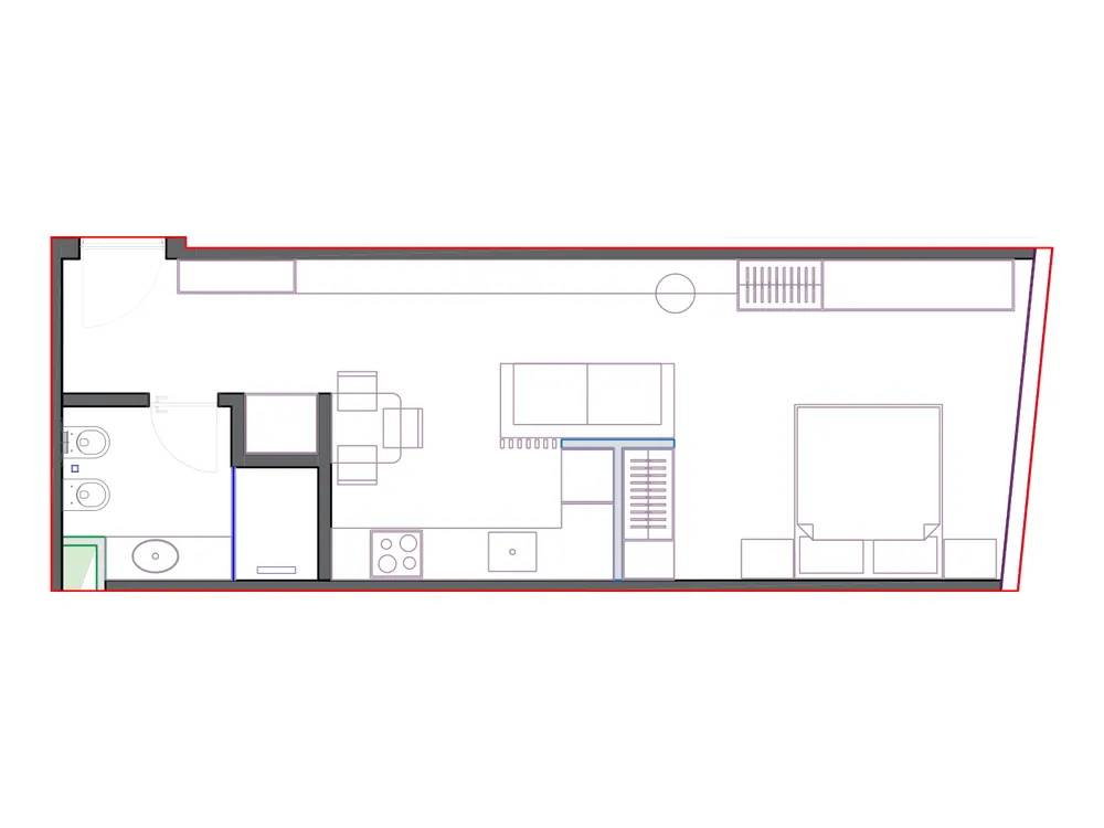 Furnished plan of SST-B2-001