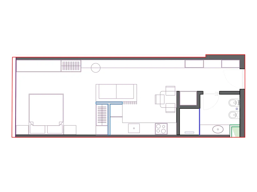Furnished plan of SST-B2-007