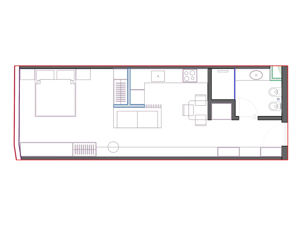 Furnished plan of SST-B2-008