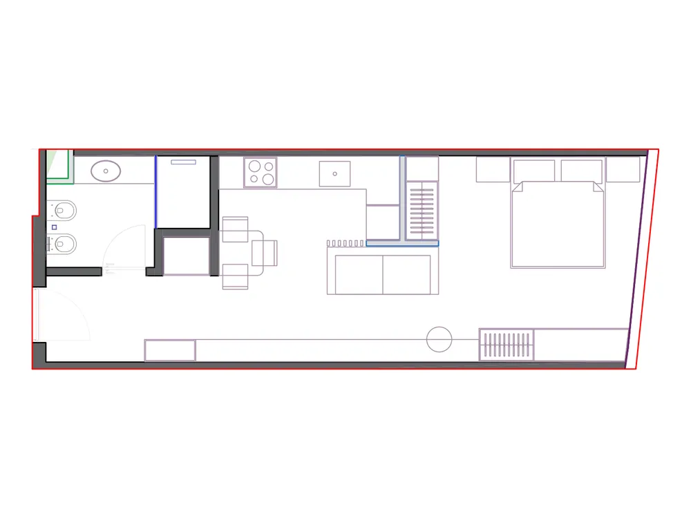 Furnished plan of SST-B2-011
