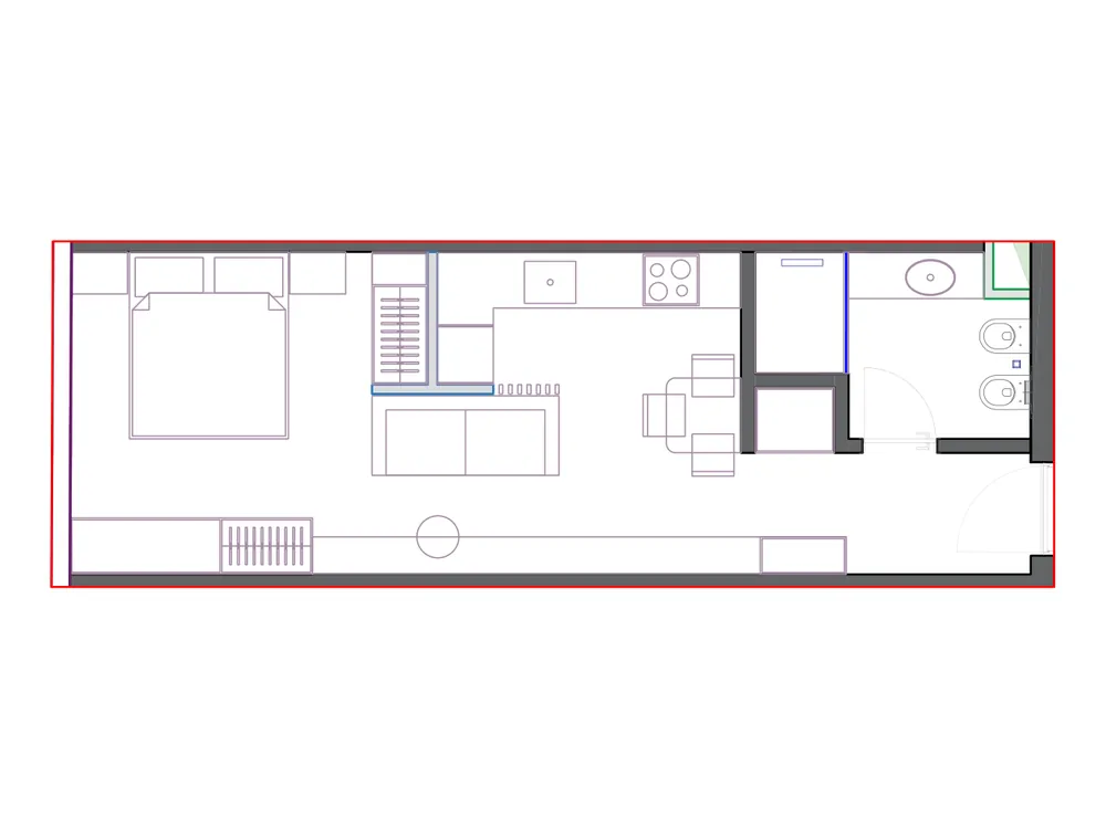 Furnished plan of SST-B2-016