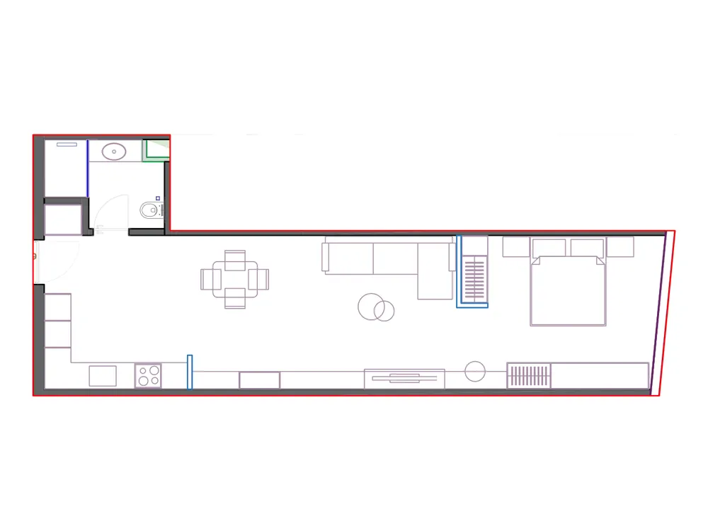 Furnished plan of SST-B2-019