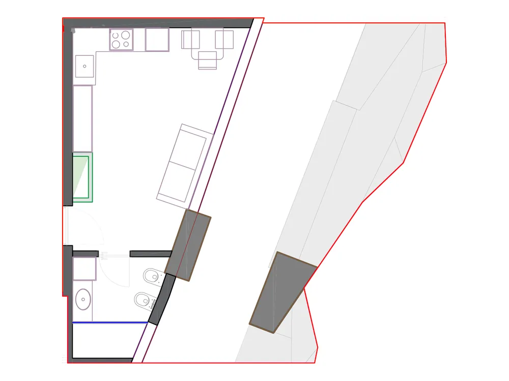 Furnished plan of SST-B2-1008