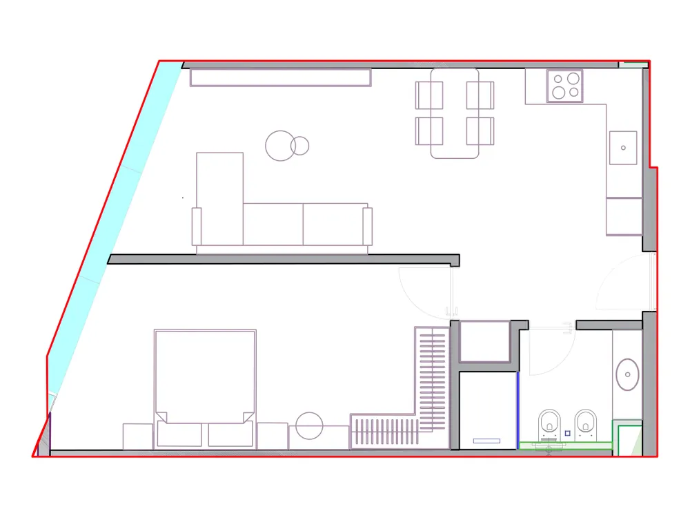 Furnished plan of SST-B2-103
