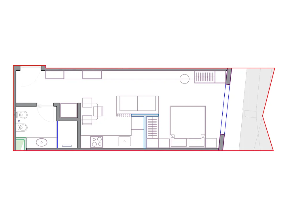 Furnished plan of SST-B2-201