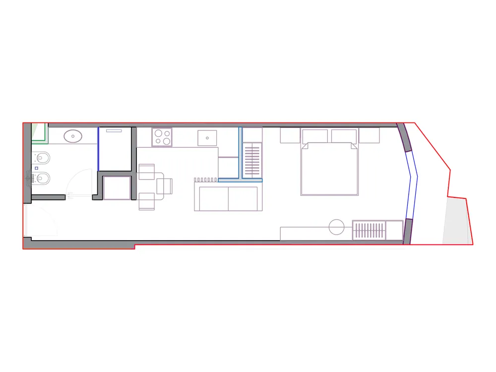 Furnished plan of SST-B2-216