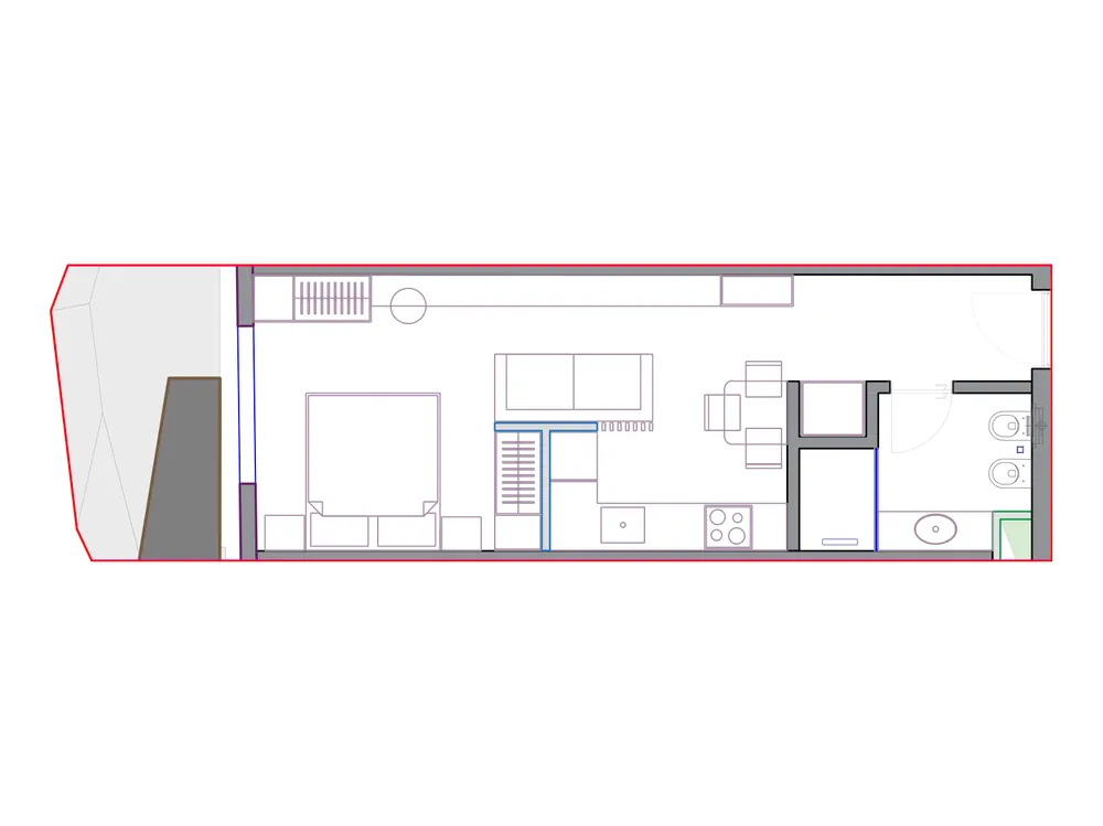Furnished plan of SST-B2-220