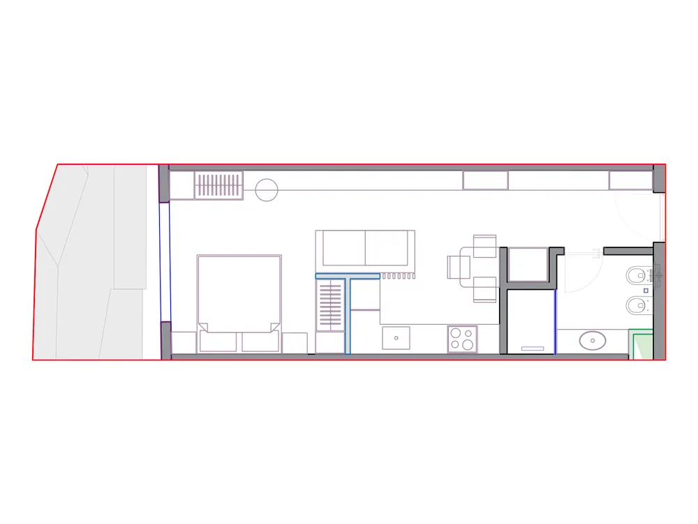 Furnished plan of SST-B2-222