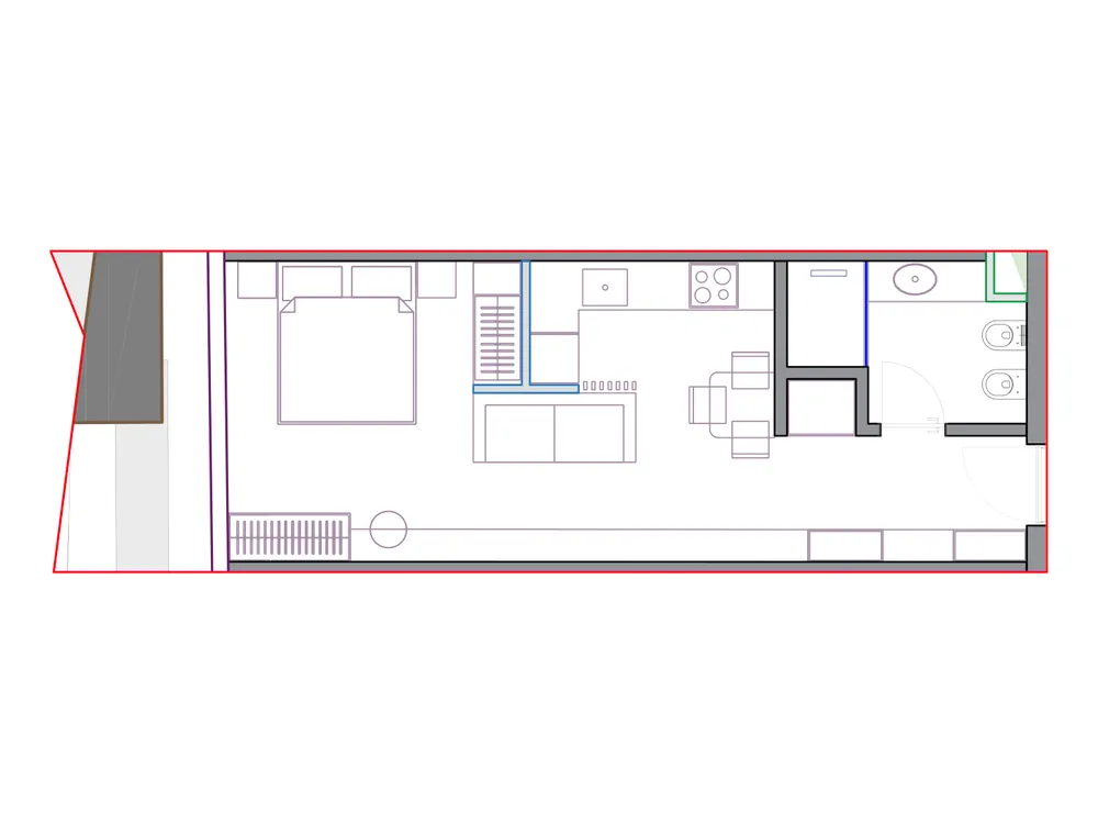 Furnished plan of SST-B2-308