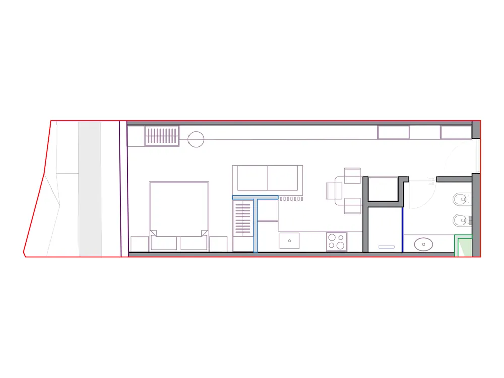 Furnished plan of SST-B2-309