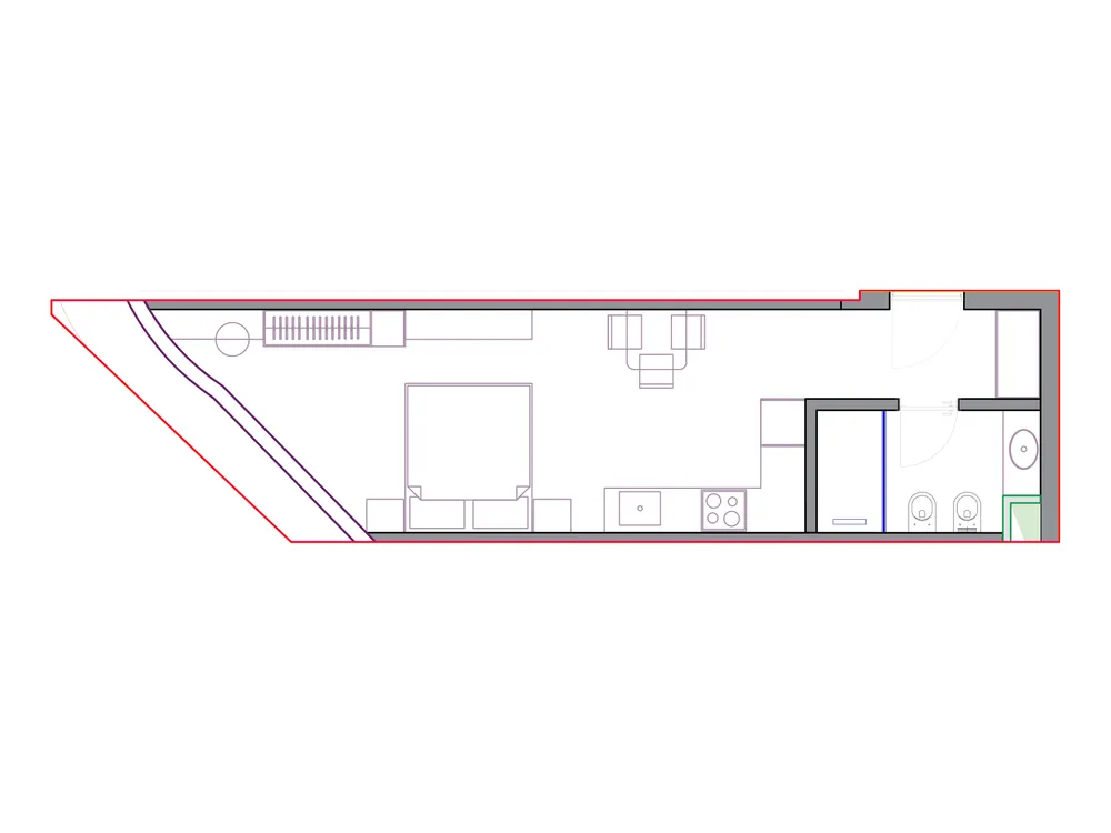 Furnished plan of SST-B2-311
