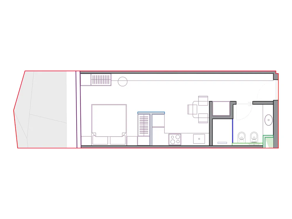 Furnished plan of SST-B2-316