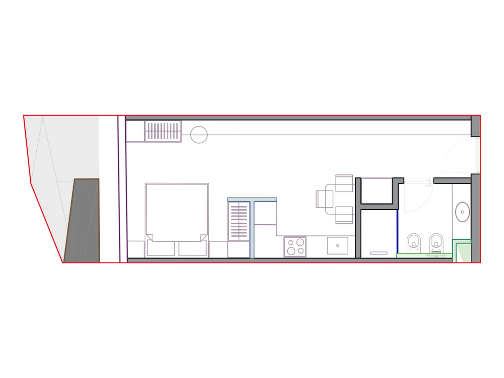 Furnished plan of SST-B2-318