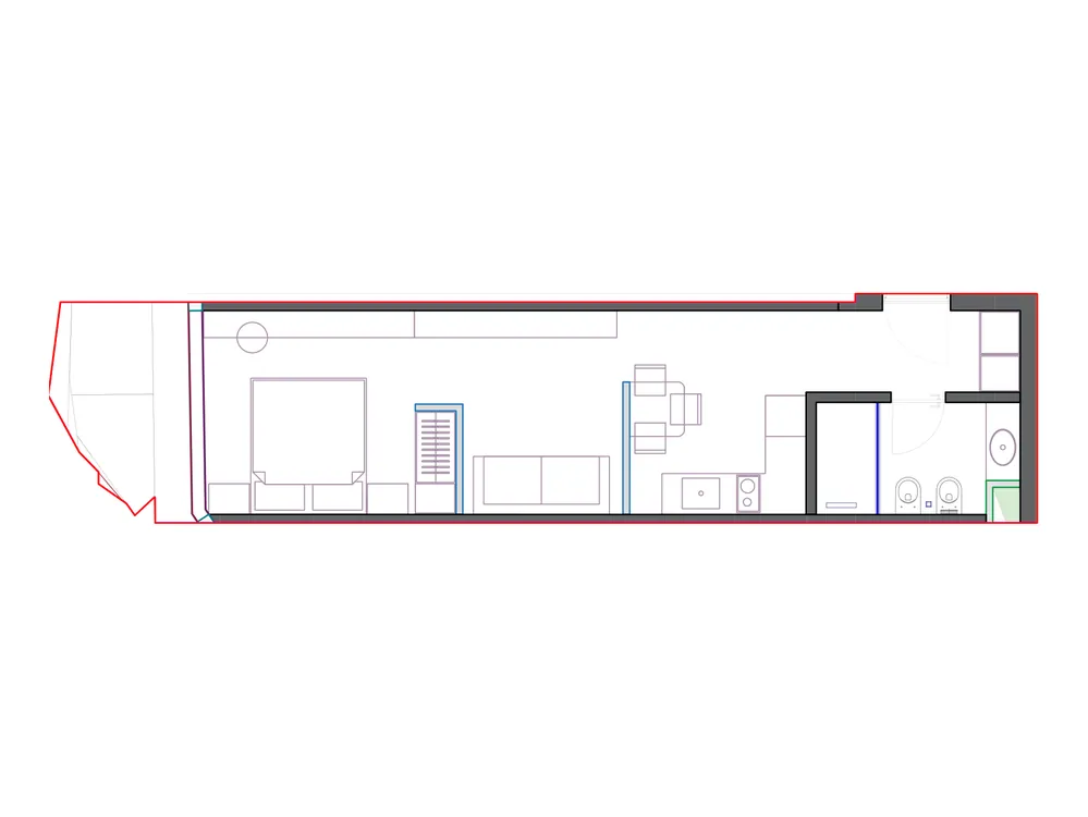 Furnished plan of SST-B2-411
