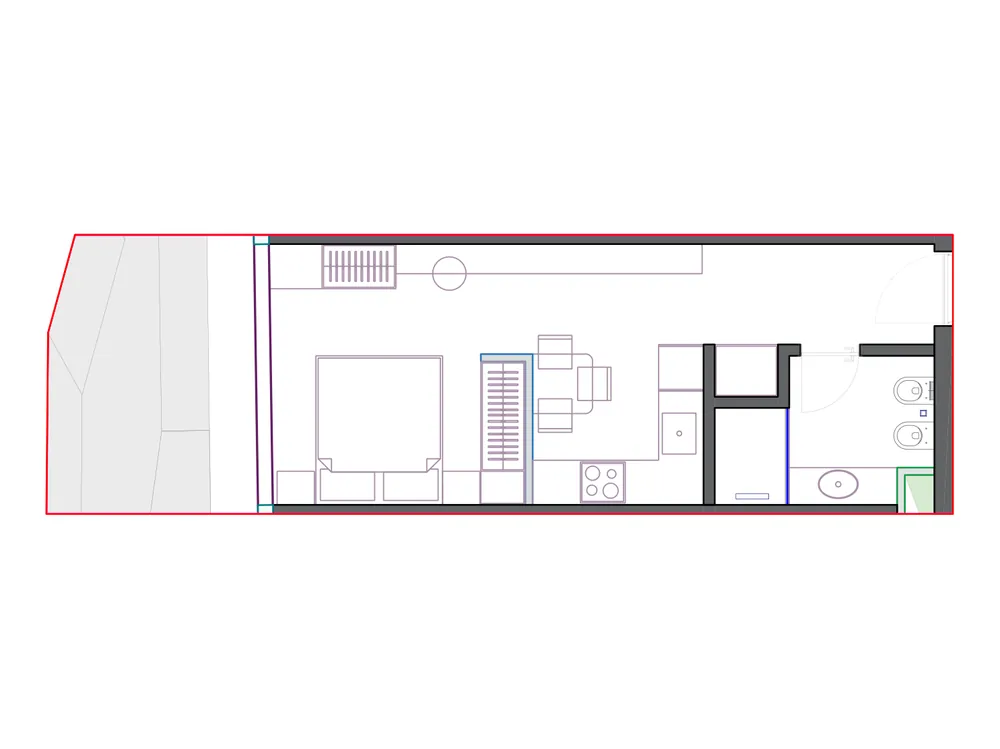 Furnished plan of SST-B2-417