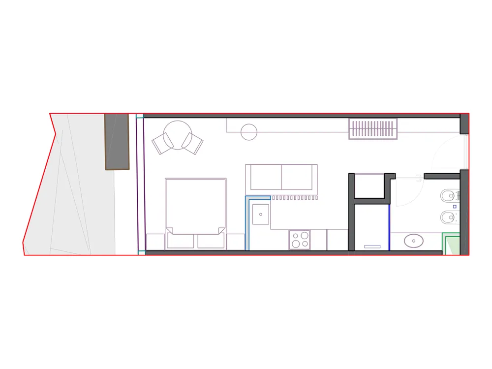 Furnished plan of SST-B2-419
