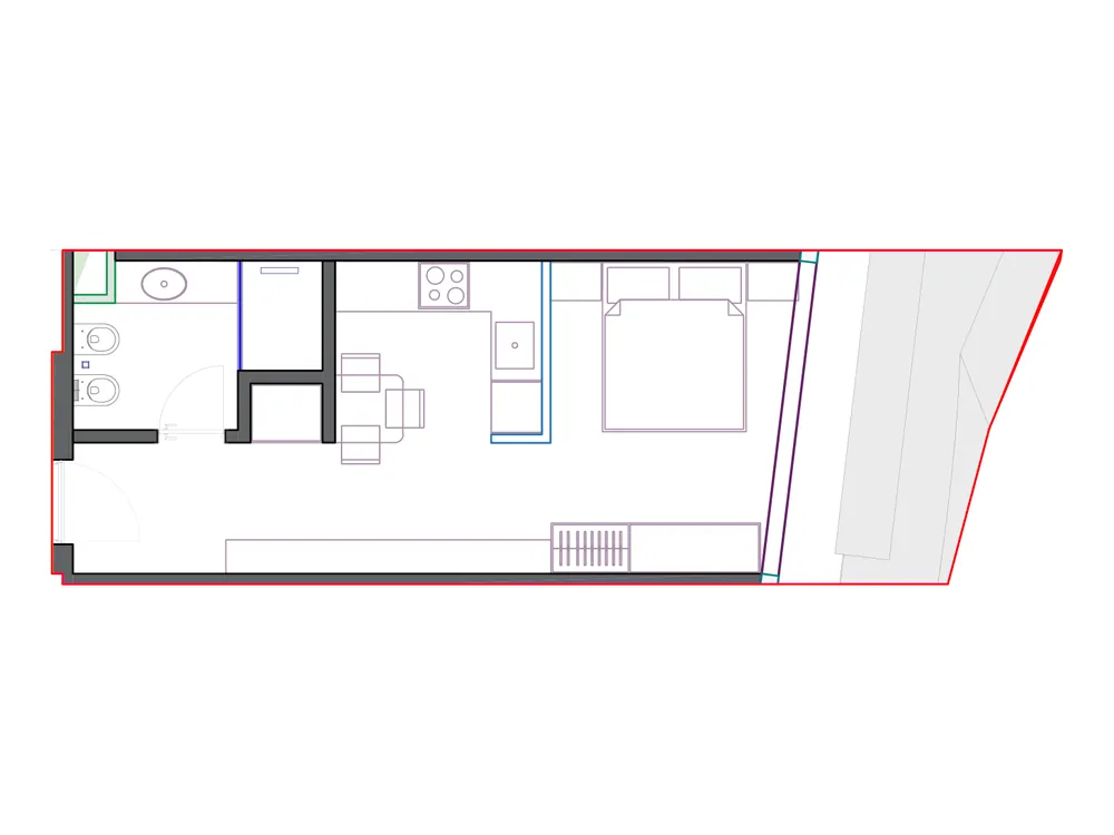 Furnished plan of SST-B2-433