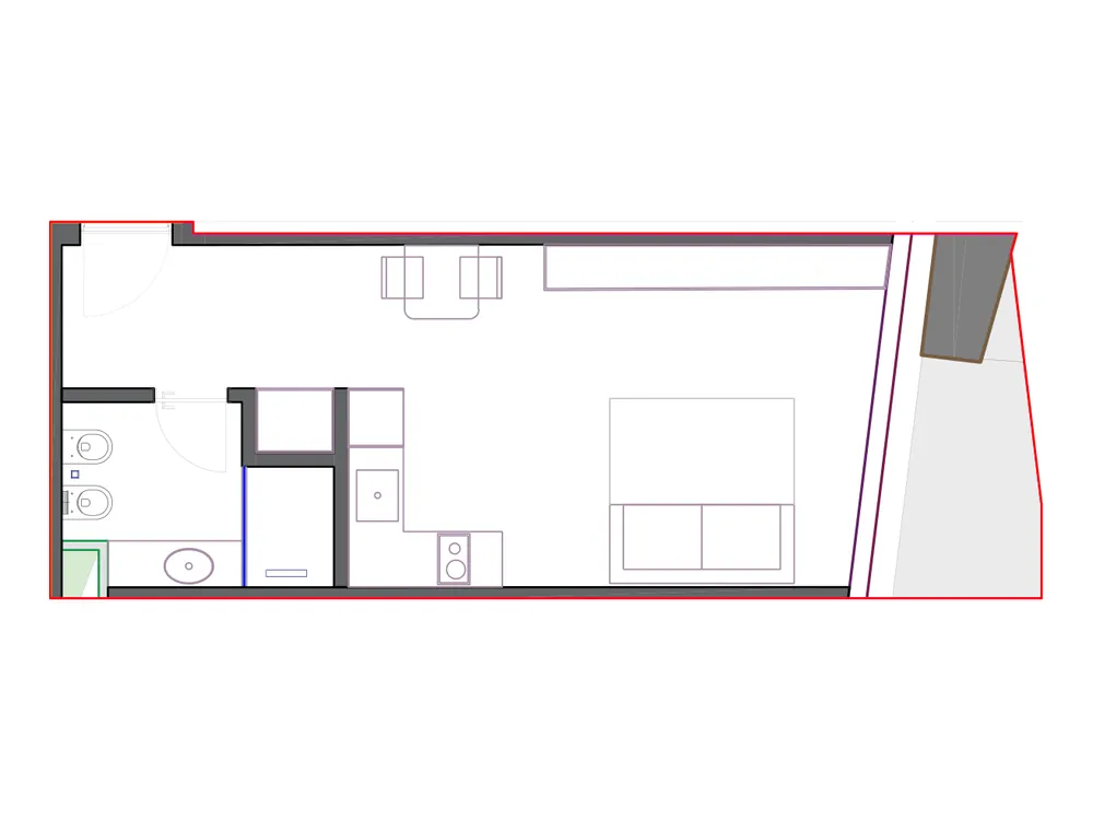 Furnished plan of SST-B2-501