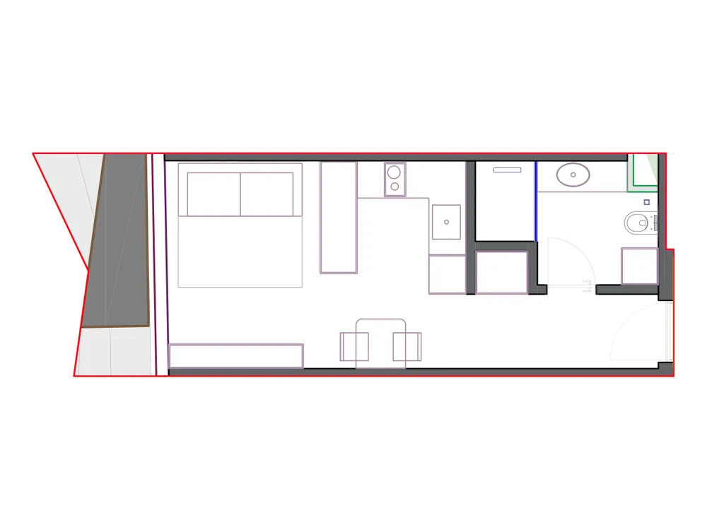 Furnished plan of SST-B2-506