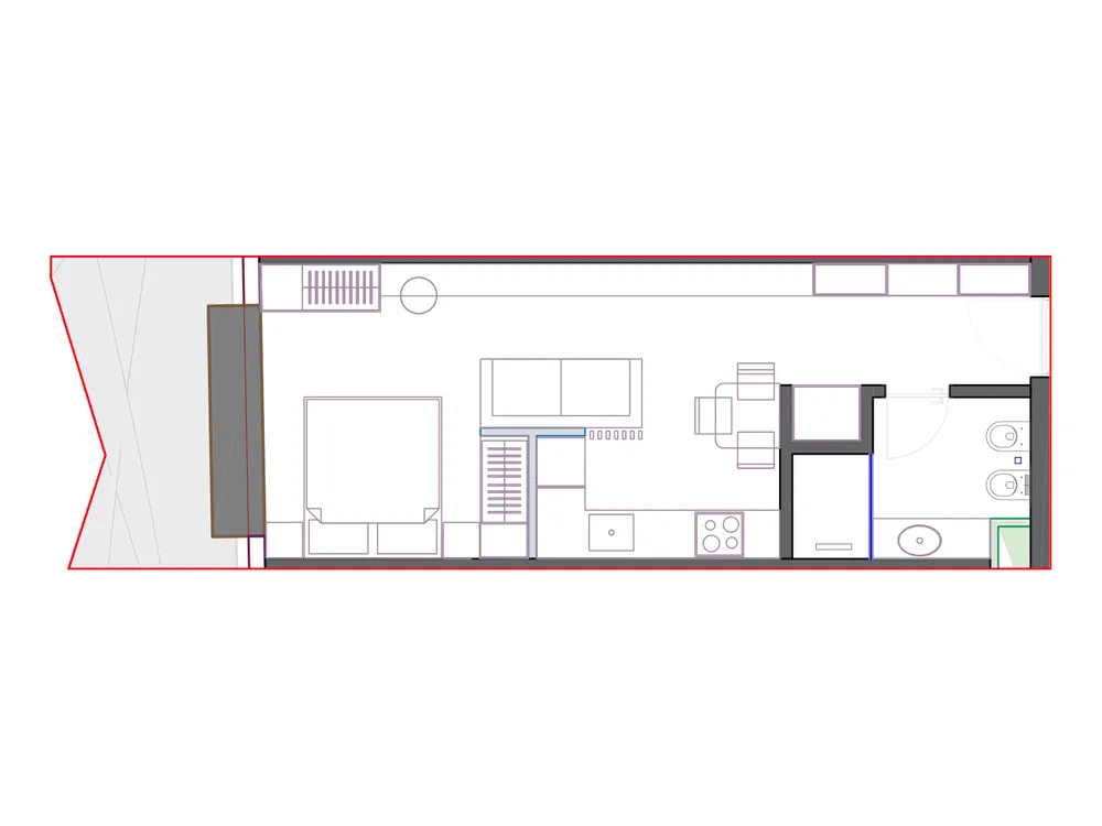 Furnished plan of SST-B2-509