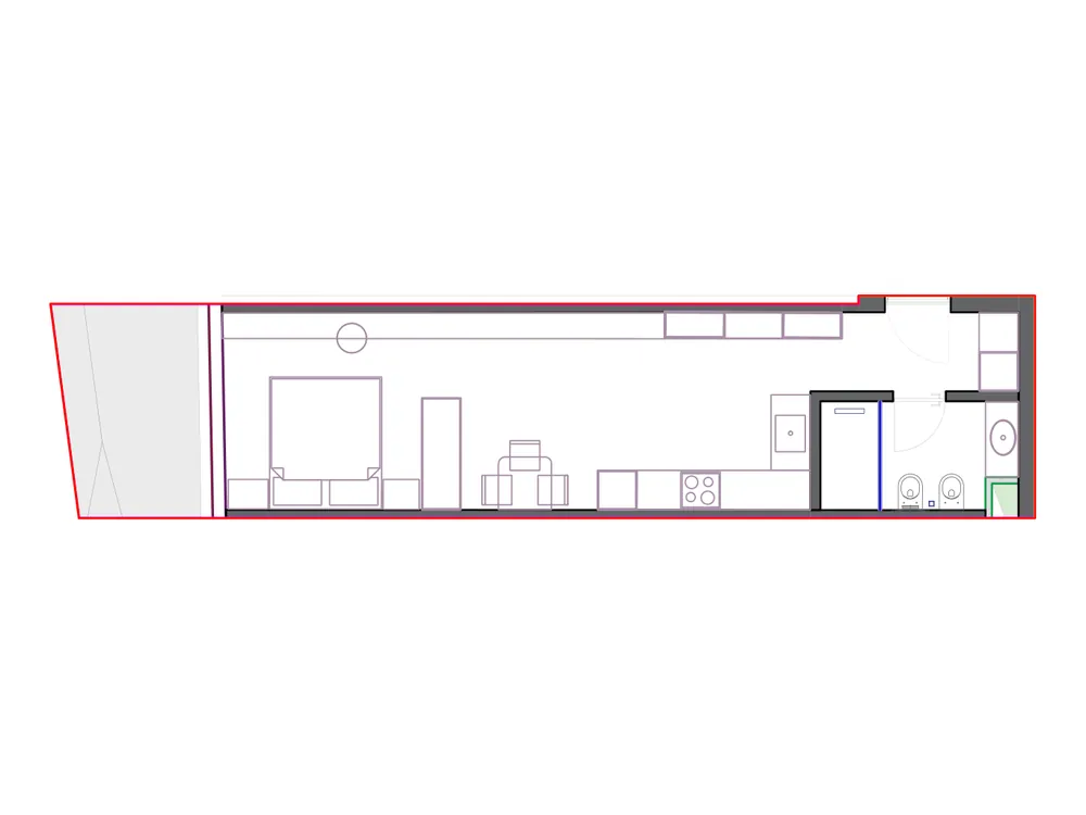 Furnished plan of SST-B2-511