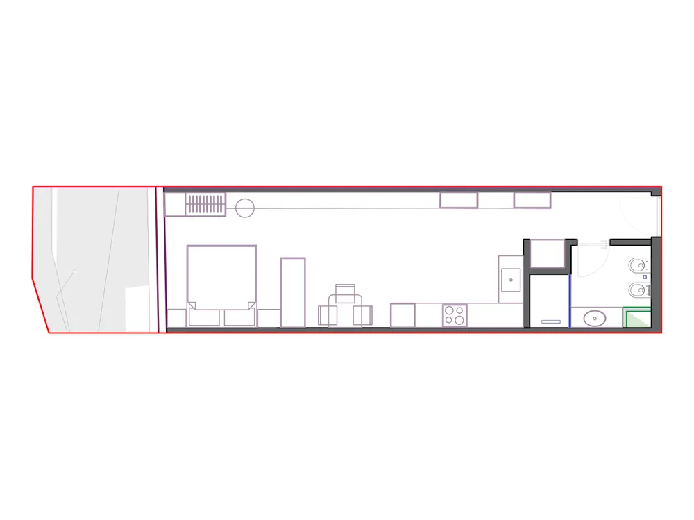 Furnished plan of SST-B2-515