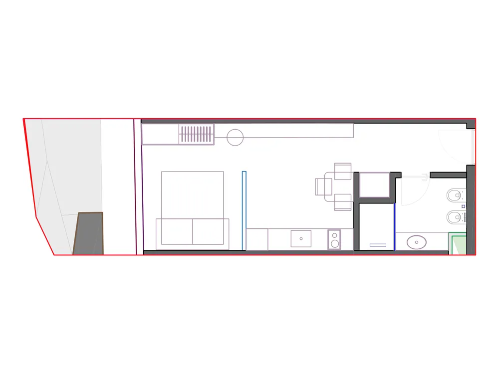 Furnished plan of SST-B2-518