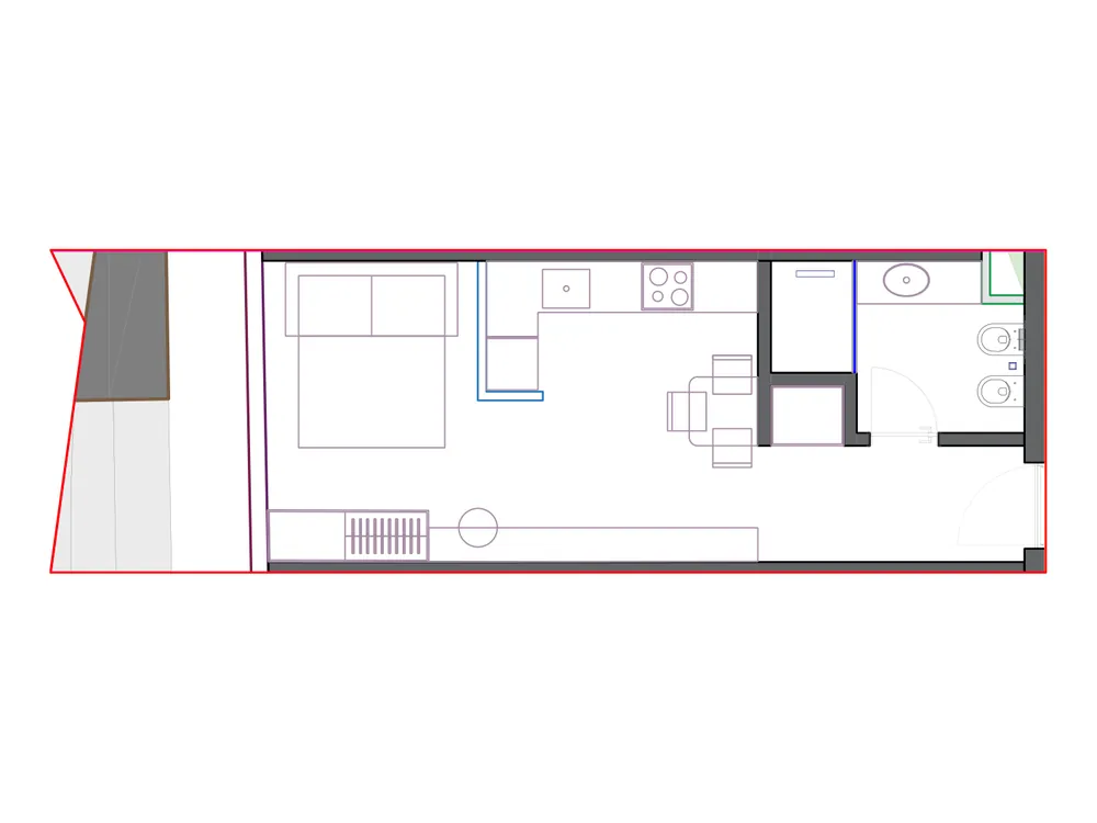 Furnished plan of SST-B2-519